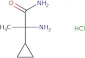 2-Amino-2-cyclopropylpropanamide hydrochloride