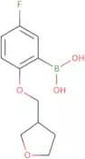 [5-Fluoro-2-(oxolan-3-ylmethoxy)phenyl]boronic acid