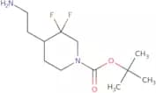 tert-Butyl 4-(2-aminoethyl)-3,3-difluoropiperidine-1-carboxylate