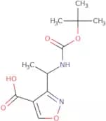3-(1-{[(tert-Butoxy)carbonyl]amino}ethyl)-1,2-oxazole-4-carboxylic acid