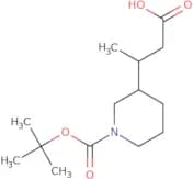 3-{1-[(tert-Butoxy)carbonyl]piperidin-3-yl}butanoic acid