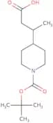 3-{1-[(tert-Butoxy)carbonyl]piperidin-4-yl}butanoic acid