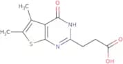 3-{5,6-Dimethyl-4-oxo-1H,4H-thieno[2,3-d]pyrimidin-2-yl}propanoic acid
