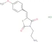 3-(2-Aminoethyl)-5-[(4-methoxyphenyl)methylidene]-1,3-thiazolidine-2,4-dione hydrochloride