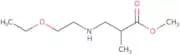 methyl 3-[(2-ethoxyethyl)amino]-2-methylpropanoate