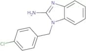 1-[(4-Chlorophenyl)methyl]-1H-1,3-benzodiazol-2-amine