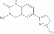 6-(2-Amino-1,3-thiazol-4-yl)-3-methyl-1,2,3,4-tetrahydroquinazolin-2-one