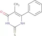 5-Methyl-6-phenyl-2-sulfanylidene-1,2,3,4-tetrahydropyrimidin-4-one