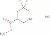 methyl 5,5-difluoropiperidine-3-carboxylate hydrochloride
