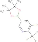 3-Fluoro-5-(tetramethyl-1,3,2-dioxaborolan-2-yl)-2-(trifluoromethyl)pyridine