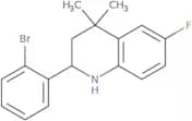 2-(2-Bromophenyl)-6-fluoro-4,4-dimethyl-1,2,3,4-tetrahydroquinoline