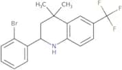 2-(2-Bromophenyl)-4,4-dimethyl-6-(trifluoromethyl)-1,2,3,4-tetrahydroquinoline
