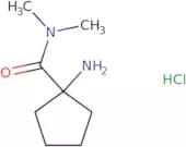 1-Amino-N,N-dimethylcyclopentane-1-carboxamide hydrochloride