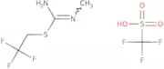 N-Methyl[(2,2,2-trifluoroethyl)sulfanyl]methanimidamide, trifluoromethanesulfonic acid