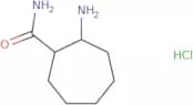 2-Aminocycloheptane-1-carboxamide hydrochloride