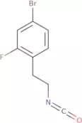4-Bromo-2-fluoro-1-(2-isocyanatoethyl)benzene