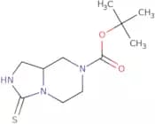 tert-Butyl 3-sulfanyl-1H,5H,6H,7H,8H,8aH-imidazo[1,5-a]piperazine-7-carboxylate