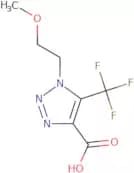1-(2-Methoxyethyl)-5-(trifluoromethyl)-1H-1,2,3-triazole-4-carboxylic acid