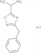 1-(3-Benzyl-1,2,4-oxadiazol-5-yl)ethan-1-amine hydrochloride