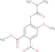 Methyl 5-[(dimethylcarbamoyl)sulfanyl]-4-methoxy-2-nitrobenzoate