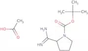 tert-Butyl 2-carbamimidoylpyrrolidine-1-carboxylate acetate