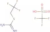 [(2,2,2-Trifluoroethyl)sulfanyl]methanimidamide, trifluoromethanesulfonic acid
