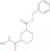 Benzyl 2-(hydrazinecarbonyl)morpholine-4-carboxylate