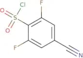4-Cyano-2,6-difluorobenzene-1-sulfonyl chloride
