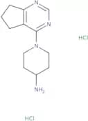 1-{5H,6H,7H-Cyclopenta[D]pyrimidin-4-yl}piperidin-4-amine dihydrochloride