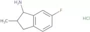 6-Fluoro-2-methyl-2,3-dihydro-1H-inden-1-amine hydrochloride