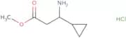 Methyl 3-amino-3-cyclopropylpropanoate hydrochloride