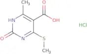 6-Methyl-4-(methylsulfanyl)-2-oxo-1,2-dihydropyrimidine-5-carboxylic acid hydrochloride