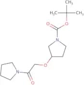 tert-Butyl 3-[2-oxo-2-(pyrrolidin-1-yl)ethoxy]pyrrolidine-1-carboxylate