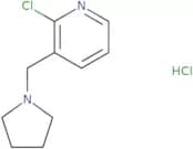2-Chloro-3-(pyrrolidin-1-ylmethyl)pyridine hydrochloride