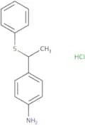 4-[1-(Phenylsulfanyl)ethyl]aniline hydrochloride