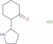 2-(Pyrrolidin-2-yl)cyclohexan-1-one hydrochloride