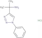 2-(1-Phenyl-1H-1,2,3-triazol-4-yl)propan-2-amine hydrochloride
