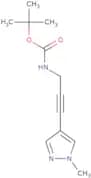 tert-Butyl N-[3-(1-methyl-1H-pyrazol-4-yl)prop-2-yn-1-yl]carbamate