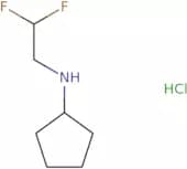 N-(2,2-Difluoroethyl)cyclopentanamine hydrochloride