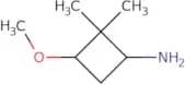 3-Methoxy-2,2-dimethylcyclobutan-1-amine