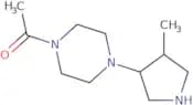 1-[4-(4-Methylpyrrolidin-3-yl)piperazin-1-yl]ethan-1-one