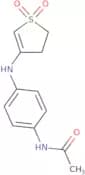 N-{4-[(1,1-Dioxo-4,5-dihydro-1λ⁶-thiophen-3-yl)amino]phenyl}acetamide