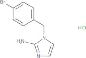 1-[(4-Bromophenyl)methyl]-1H-imidazol-2-amine hydrochloride