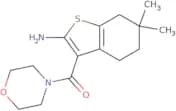6,6-Dimethyl-3-(morpholine-4-carbonyl)-4,5,6,7-tetrahydro-1-benzothiophen-2-amine
