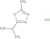 1-(5-Methyl-1,3,4-oxadiazol-2-yl)ethan-1-amine hydrochloride