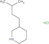 3-(3-Methylbutyl)piperidine hydrochloride