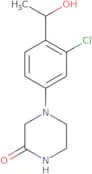 4-[3-Chloro-4-(1-hydroxyethyl)phenyl]piperazin-2-one