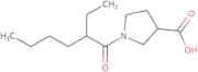 1-(2-Ethylhexanoyl)pyrrolidine-3-carboxylic acid