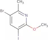 3-Bromo-5-iodo-6-methoxy-2-methylpyridine