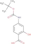 4-{[(tert-Butoxy)carbonyl]amino}-2-hydroxybenzoic acid